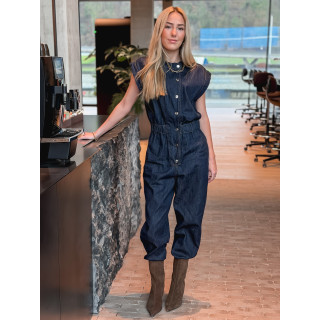 Combinaison pantalon Elyssia - Bleu foncé