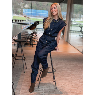 Combinaison pantalon Elyssia - Bleu foncé