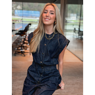 Combinaison pantalon Elyssia - Bleu foncé