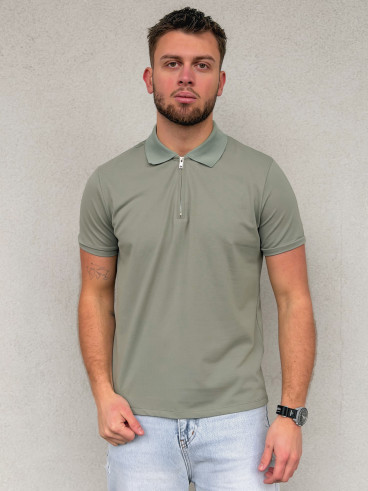 Polo Alberto - Vert sauge