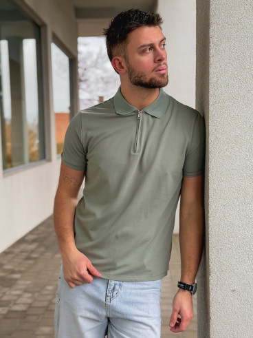 Polo Alberto - Vert sauge