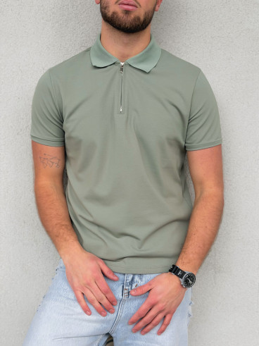 Polo Alberto - Vert sauge