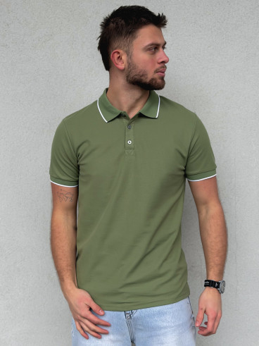 Polo Henri - Kaki