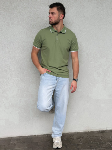Polo Henri - Kaki