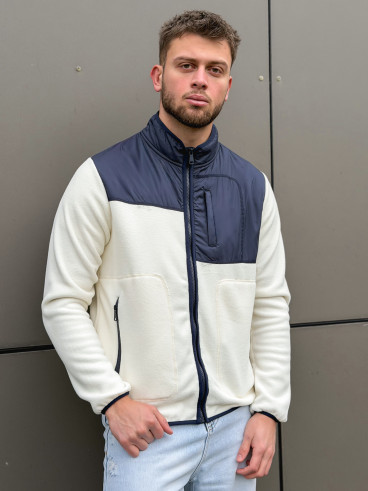 Veste Elohan - Bleu marine/Ecru