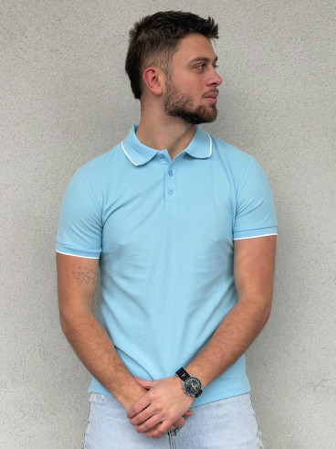 Polo Henri - Bleu ciel
