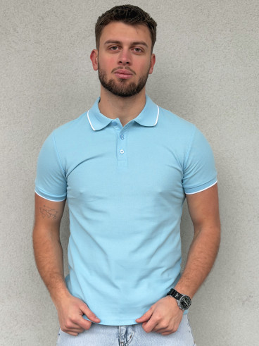 Polo Henri - Bleu ciel