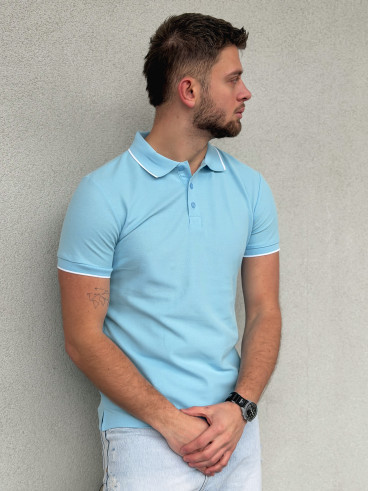 Polo Henri - Bleu ciel