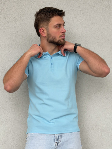 Polo Henri - Bleu ciel