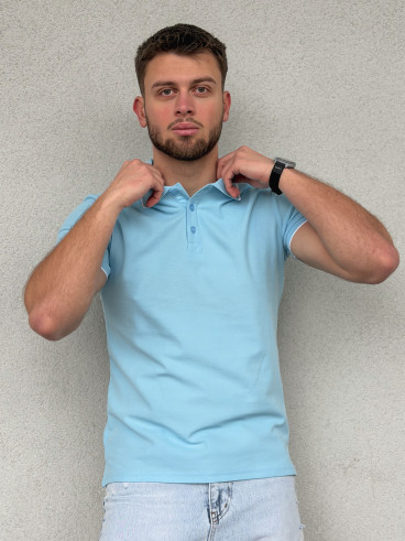 Polo Henri - Bleu ciel