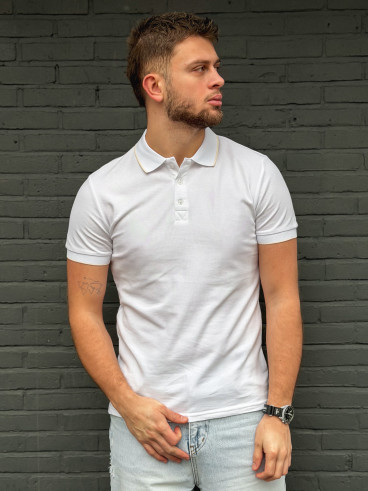 Polo Henri - Blanc