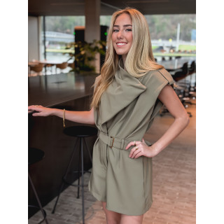 Combinaison short Agatha - Kaki