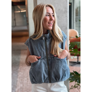 Veste en jeans Dubai - Bleu