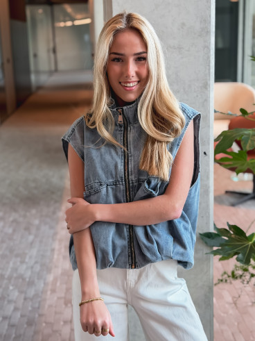 Veste en jeans Dubai - Bleu