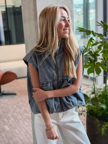 Veste en jeans Dubai - Bleu