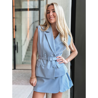 Blazer sans manches Giulia - Bleu