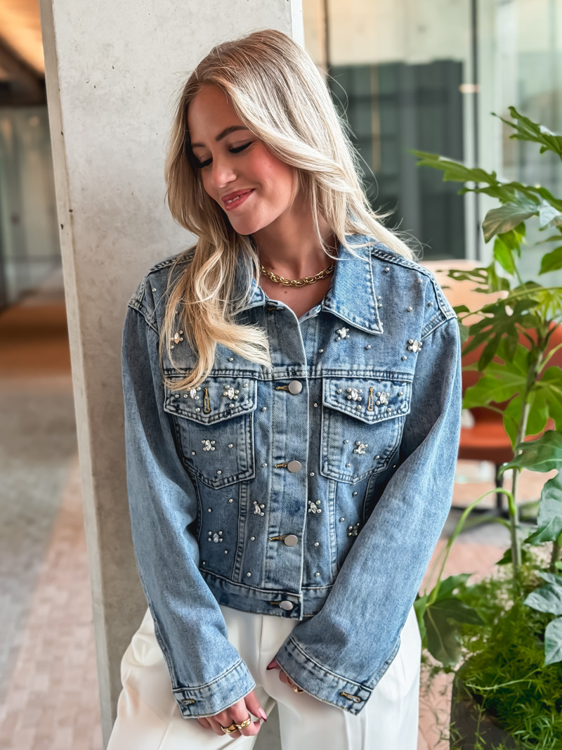 Veste en jeans Romane - Bleu