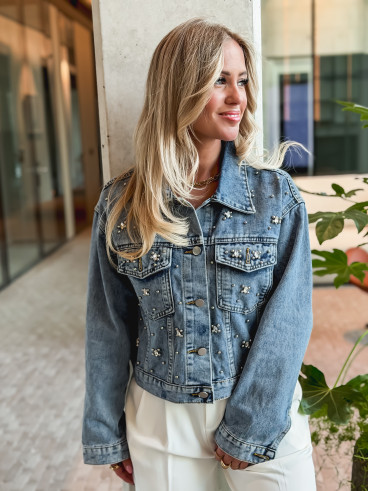 Veste en jeans Romane - Bleu