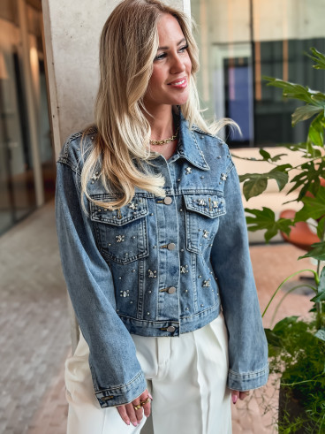 Veste en jeans Romane - Bleu