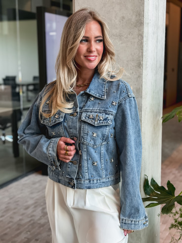 Veste en jeans Romane - Bleu