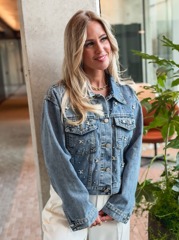 Veste en jeans Romane - Bleu