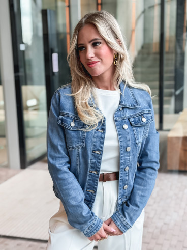 Veste en jeans Lila - Bleu