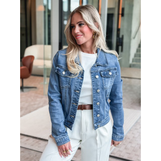 Veste en jeans Lila - Bleu