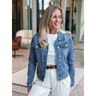 Veste en jeans Lila - Bleu