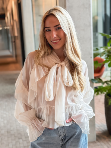 Blouse Haléna - Crème
