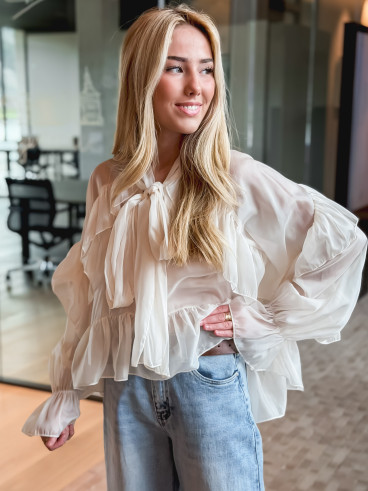 Blouse Haléna - Crème