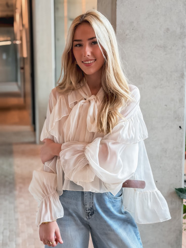 Blouse Haléna - Crème