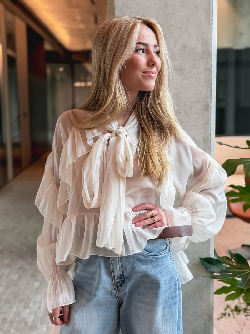 Blouse Haléna - Crème