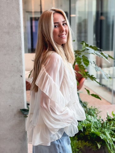 Blouse Haléna - Crème