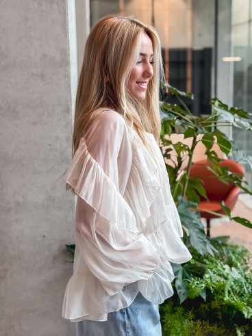 Blouse Haléna - Crème