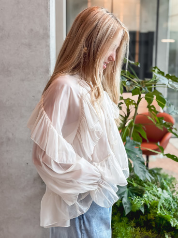 Blouse Haléna - Crème