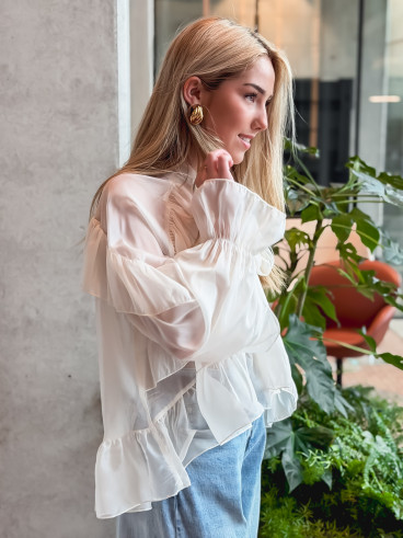 Blouse Haléna - Crème