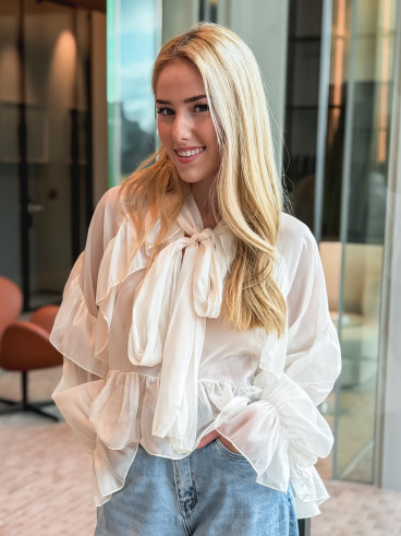 Blouse Haléna - Crème