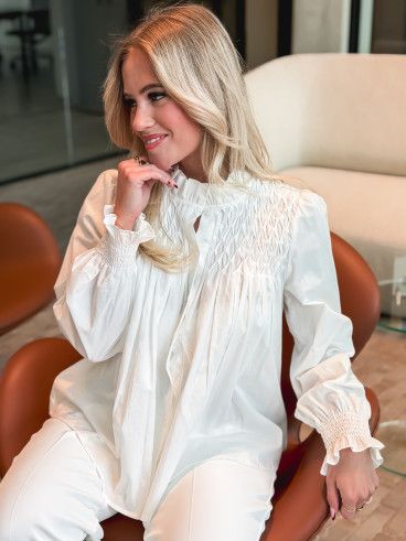 Chemisier Layane - Blanc