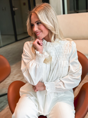 Chemisier Layane - Blanc