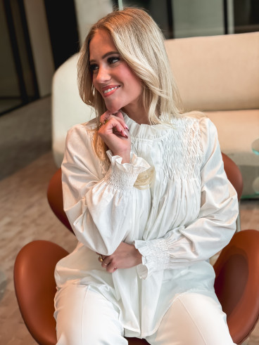 Chemisier Layane - Blanc