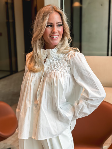 Chemisier Layane - Blanc