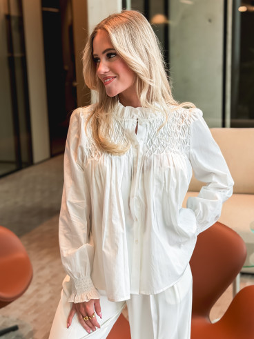 Chemisier Layane - Blanc