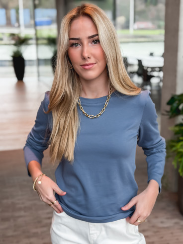 Blouse Celenya - Bleuet