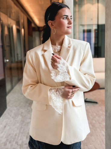 Blazer Angie - Crème