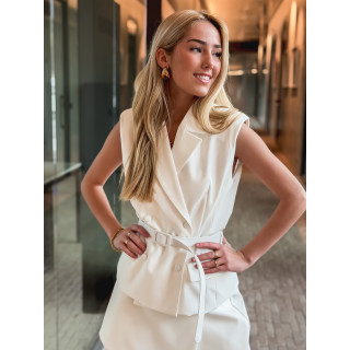 Jupe short Giulia - Blanc