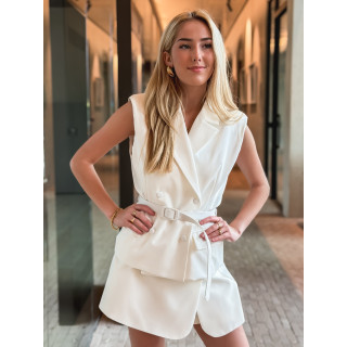 Jupe short Giulia - Blanc