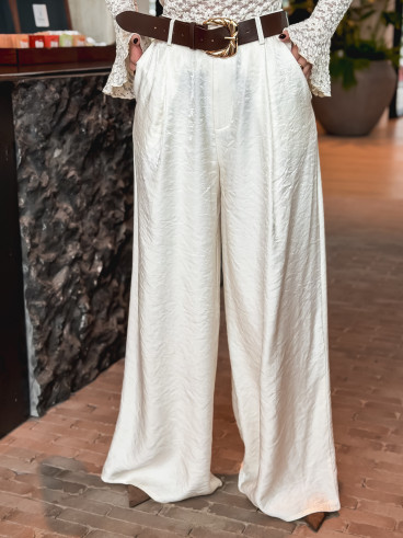 Pantalon Aliya - Ecru