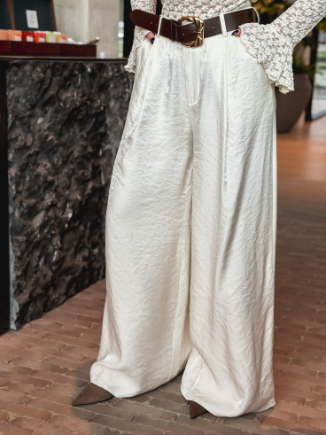 Pantalon Aliya - Ecru