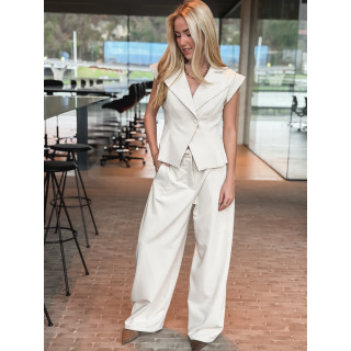 Blazer sans manches Adriana - Beige