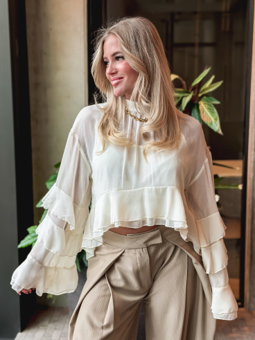 Blouse Hanae - Beige